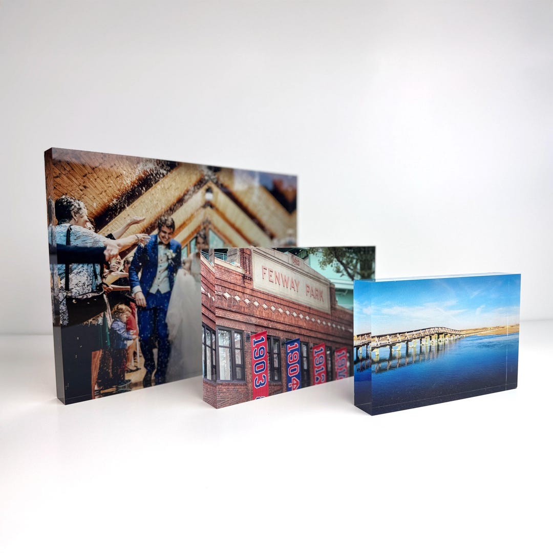 Acrylic Photo Block: Personalized Picture Gift With Custom Engraving ...