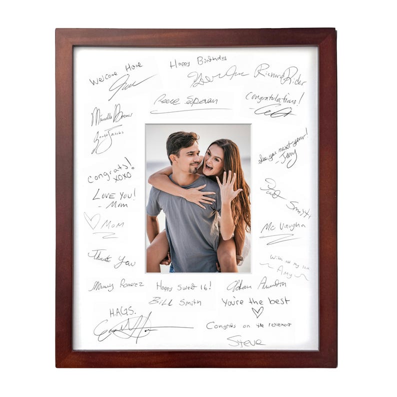 Signature Mat Board for Photos or Art. Great for Events, Birthdays ...
