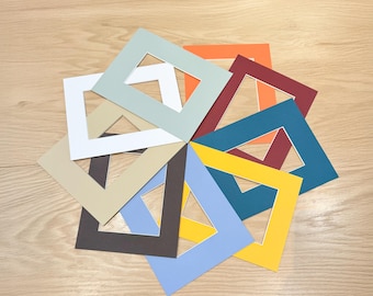 6 Pack of 8x10 Picture Frame Mats: For 4x6 or 5x7 pictures, acid free mat board