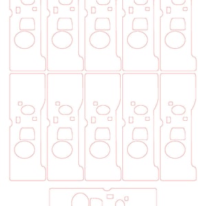 Fuji Quicksnap Template for Camera Wrap - Dieline Cut File | Illustrator editable cut file. Make your own camera wraps! - FILE ONLY
