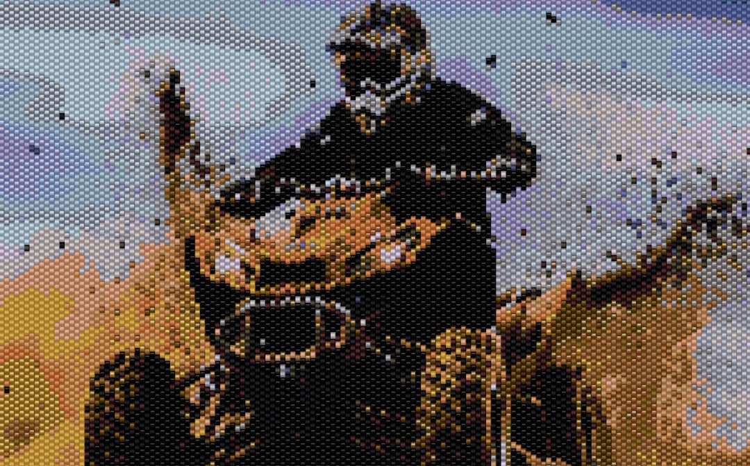 ATV Racer in Action Bead Pattern Digital Download - Etsy