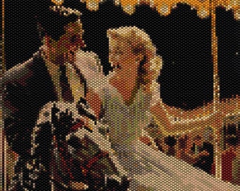 Retro Carousel Romance - Bead Pattern Digital Download