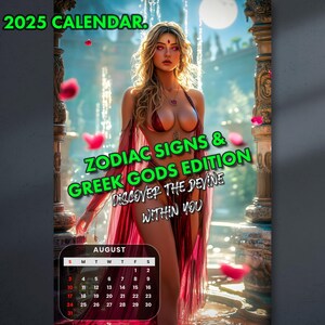 Calendario 2025 - Edizione Zodiaco e Dei Greci