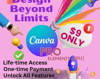 Canva Lifetime Access to Pro Elements through Canva Edu