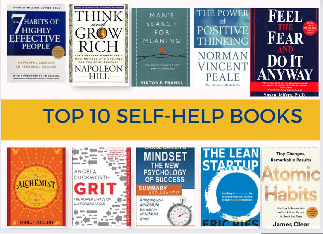Top 10 Selfhelp Books Self Improvement Motivations Personal Growth