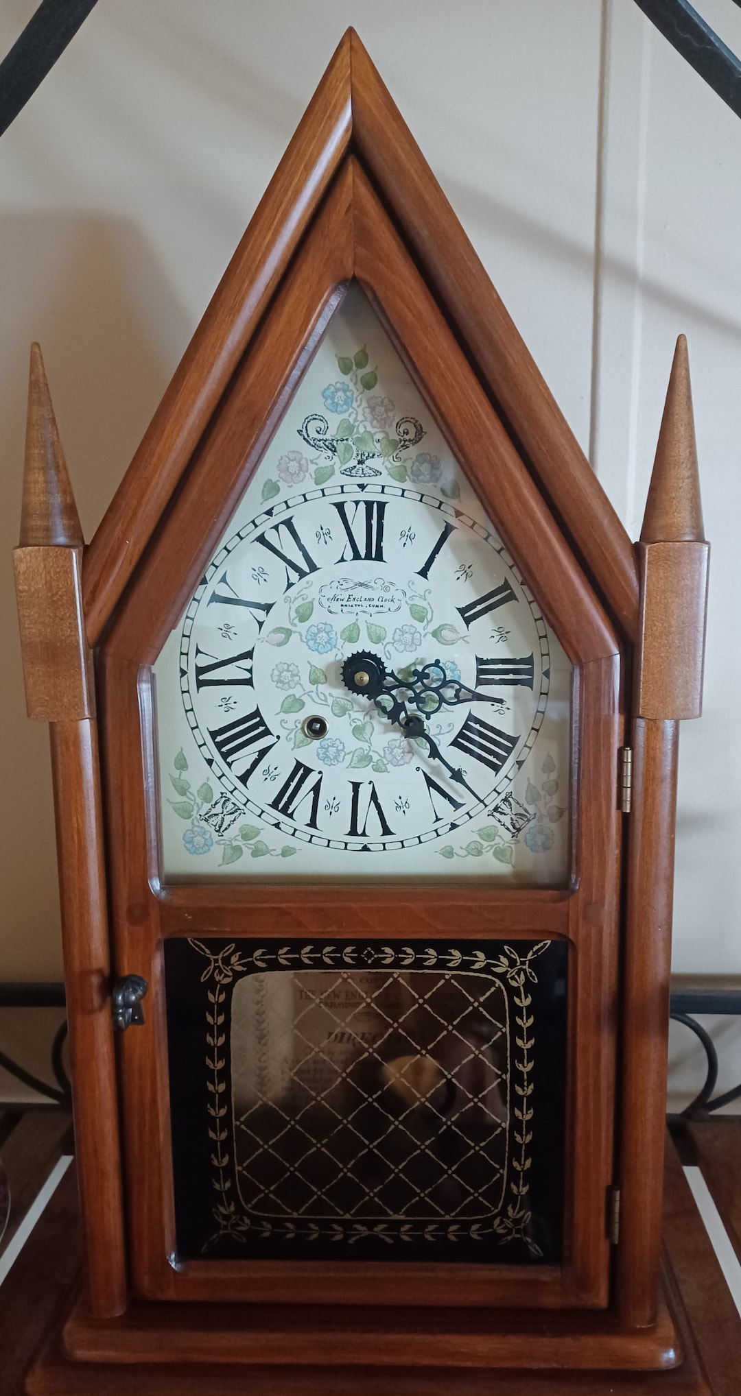 VCG Vintage NEW England Clock Co. Steeple Chime Clockstamped Etsy