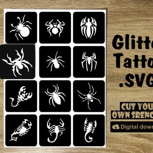 Glitter Spider-Man tattoos , Glitter stickers, Glitter sticker sheet, Files, Glitter Tattoo Designs, Face Painting Stencils, SVG Stencils.