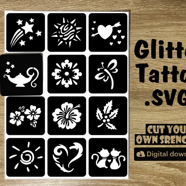 Glitter Tattoo Kits Etsy — free download