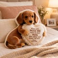 Personalized Pet Memorial Comfort Pillow, Custom Photo Dog Cat Memory 3D Pillow, Sympathy Gift for Pet Loss, Custom Pet Remembrance Keepsake