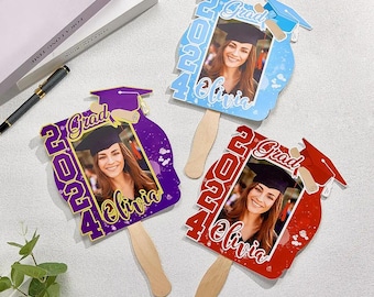 Ventaglio personalizzato con foto di laurea 2026, ventaglio di laurea personalizzato, ventaglio con foto di laurea personalizzato, classe del 2026, ventaglio con foto di laurea personalizzato
