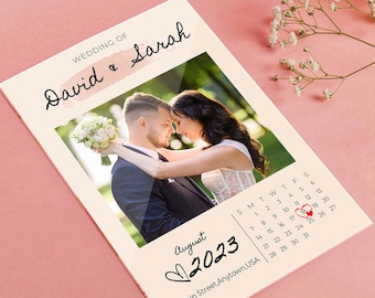 Custom Wedding Invitation Plaque, Custom Photo Plaque Wedding Invitation, Personalized Wedding Invitation Keepsake, Custom Photo Invitation
