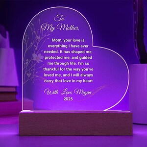 Zeitloses Herz Acrylgesteck – Ein Geschenk der Liebe zu Muttertag & Geburtstag