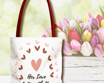 Christelijke draagtas – Her Love Is My Shelter – Faith Gift