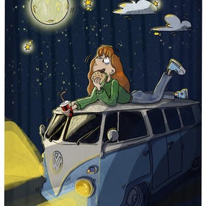 Digital illustrations with background