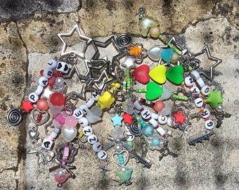 mcyt beaded keychains !