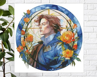 PDF "Outlander James Fraser" Cross Stitch Patroon DMC, Patroon Keeper Compatibel