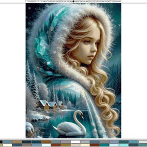 PDF " Frostlight Dreams II" Cross Stitch Pattern DMC, Pattern Keeper Compatible, Instant Download, Christmas Embroidery Fantasy Cross Stitch