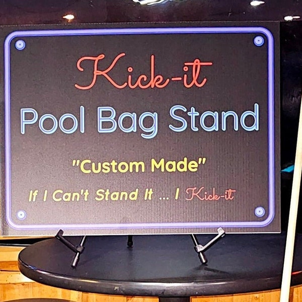 Kick-it Custom Pool Bag Stand