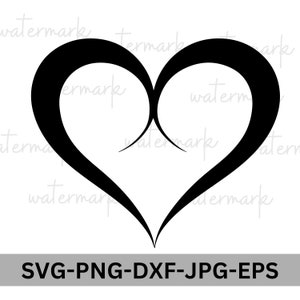 Download istantanei del cuore in bianco e nero in formato svg, png, eps, jpg, dxf download digitale file in formato SVG per Cricut Popolare