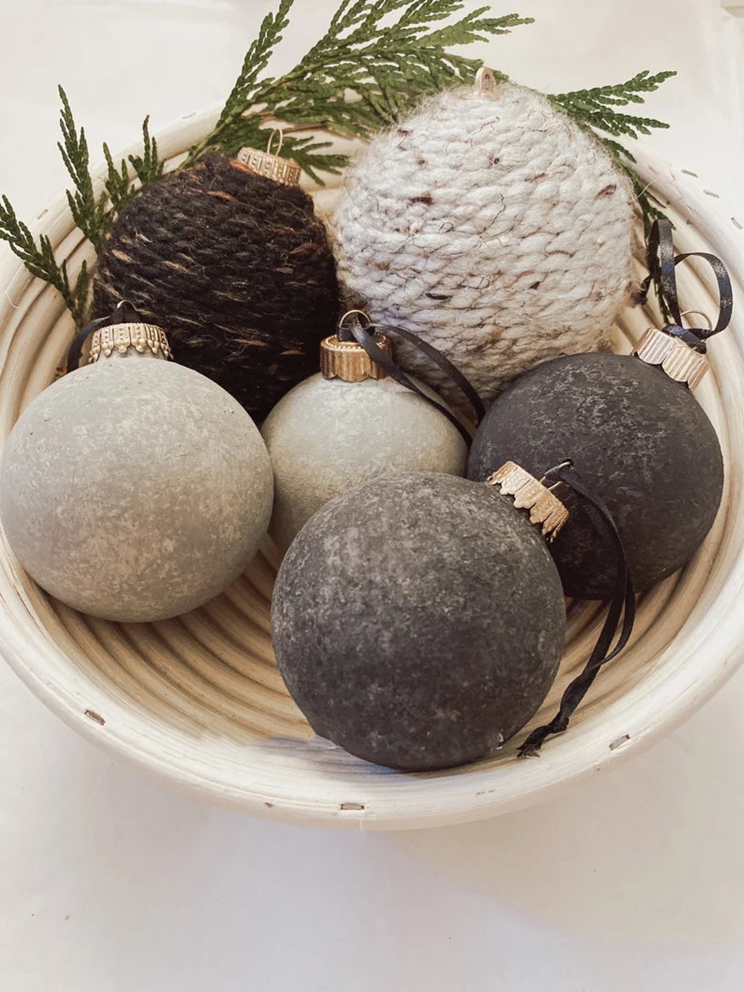 Black Christmas Tree Ornaments 