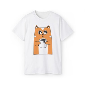 Cute Cat Graphic Tee, Casual Unisex T-Shirt for Animal Lovers, Gift for Pet Owners, Fun Daily Wear, Cute Cat Lover Apparel