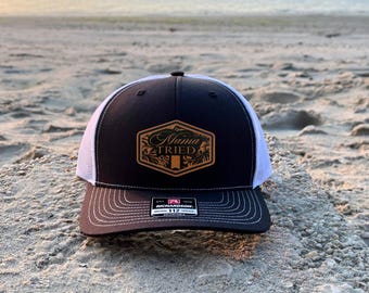 Mama Tried Richardson 112 Snapback Hat – Custom Leather Patch Trucker Cap for Women, Country Music Fans, Gifts for Her, Mothers Day Gifts