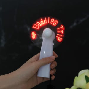 Custom Fan with Name, Personalized Handheld mini Electric Fan, Ideal Wedding, Beach Party, bachelor party Souvenir! Wedding & Party Decor