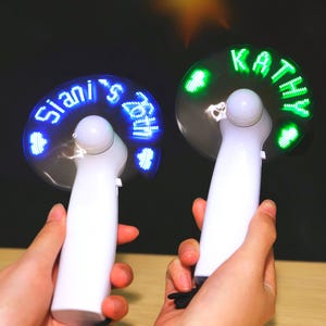 Personalized Handheld Electric Fan, Customizable Mini Handheld Fan, Ideal Wedding, Beach Party, Bachelor Party Souvenir.Custom hand fans.
