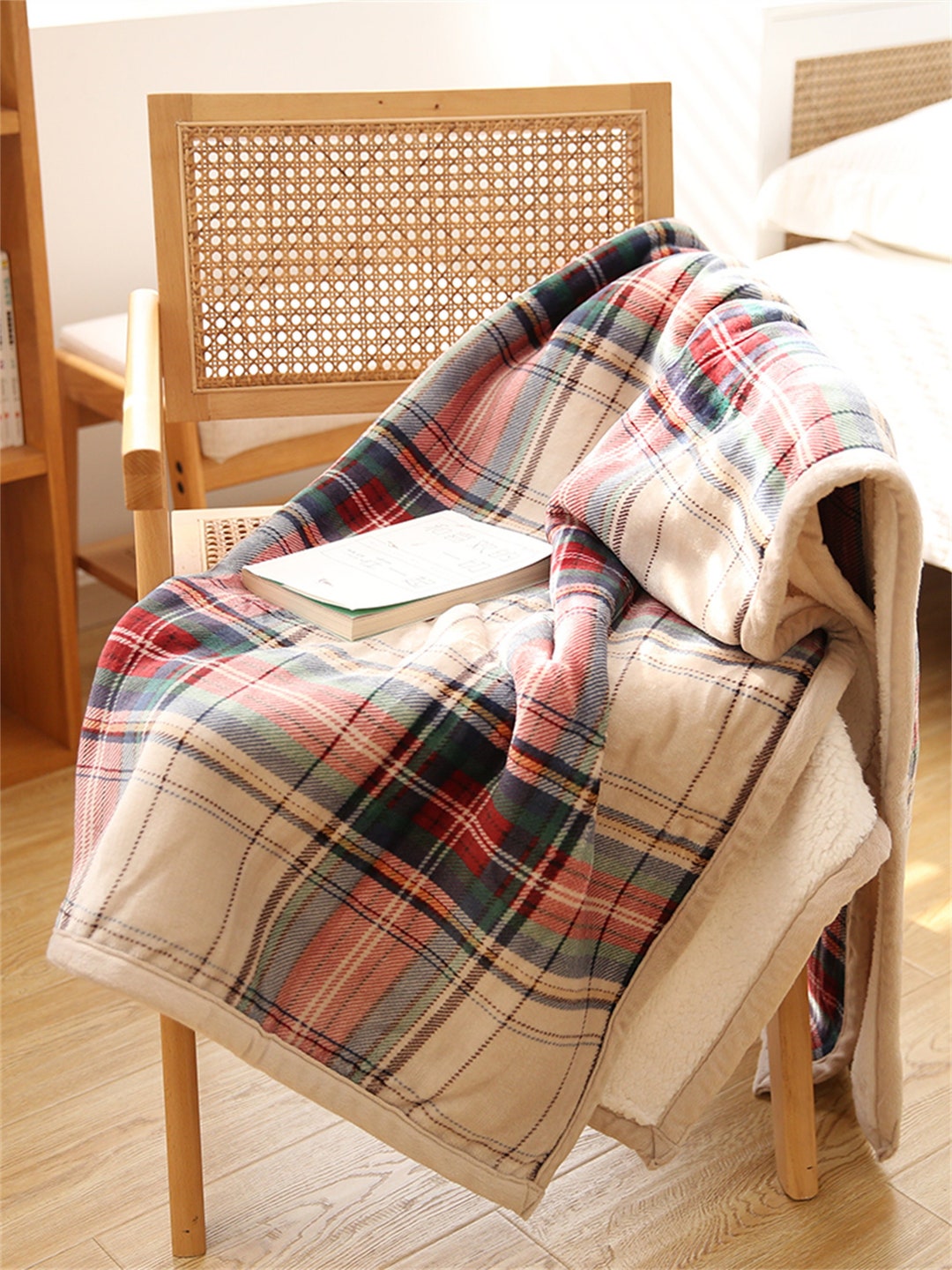 Vintage Blanket Fleece Blanket Cover Fleece Blanket Throw Etsy