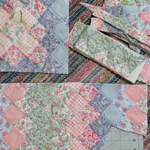 Cutter Quilt Rework Upcycle DIY Scraps - Etsy
