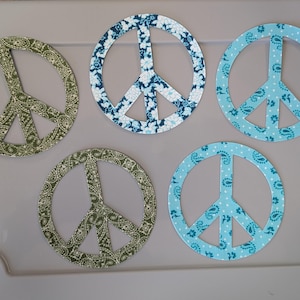 Peace Sign Applique Accuquilt