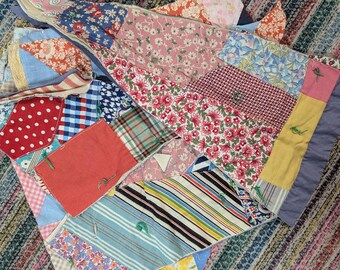 Cutter Quilt Rework Upcycle DIY Scraps - Etsy