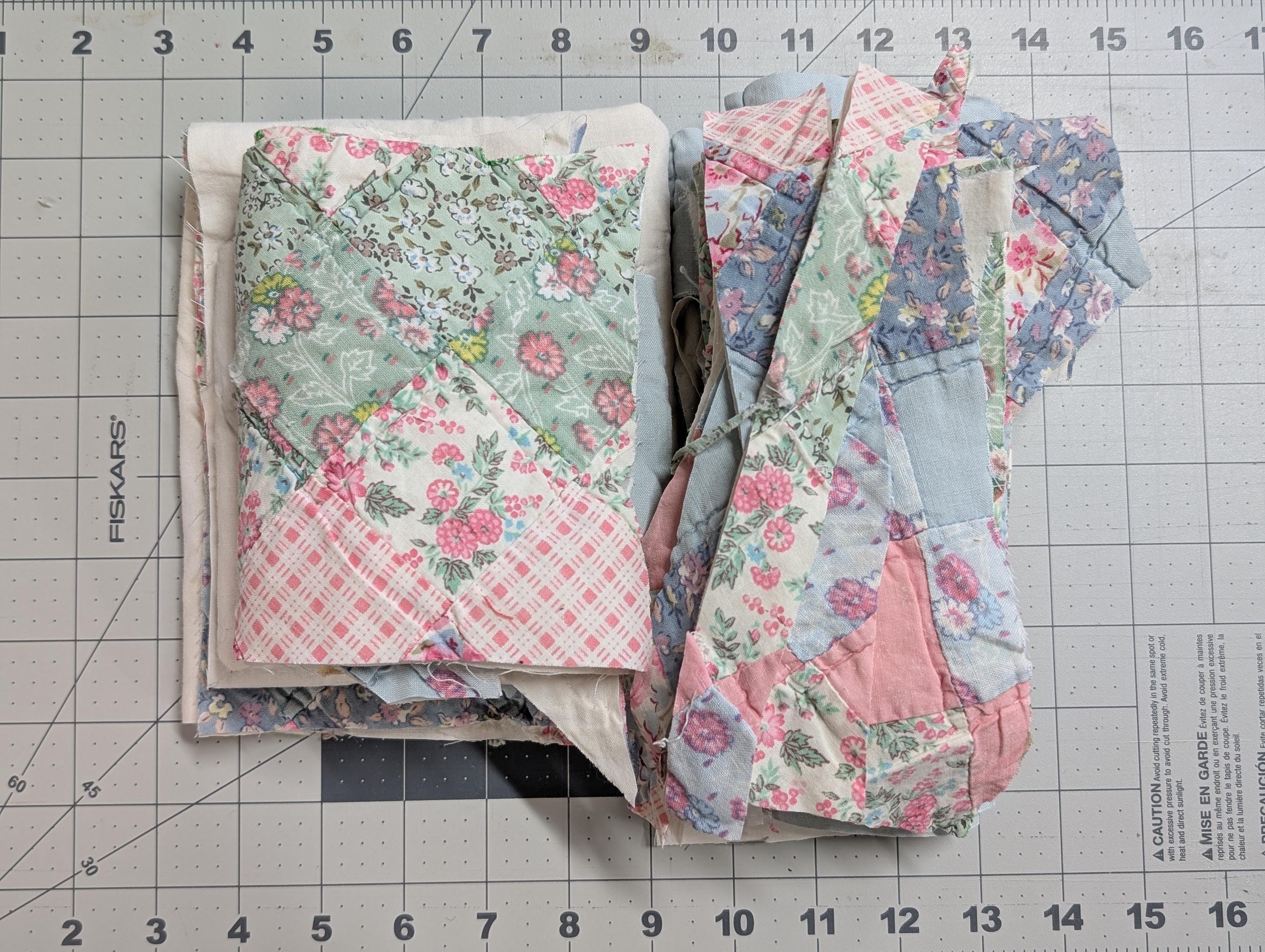 Cutter Quilt Rework Upcycle DIY Scraps - Etsy