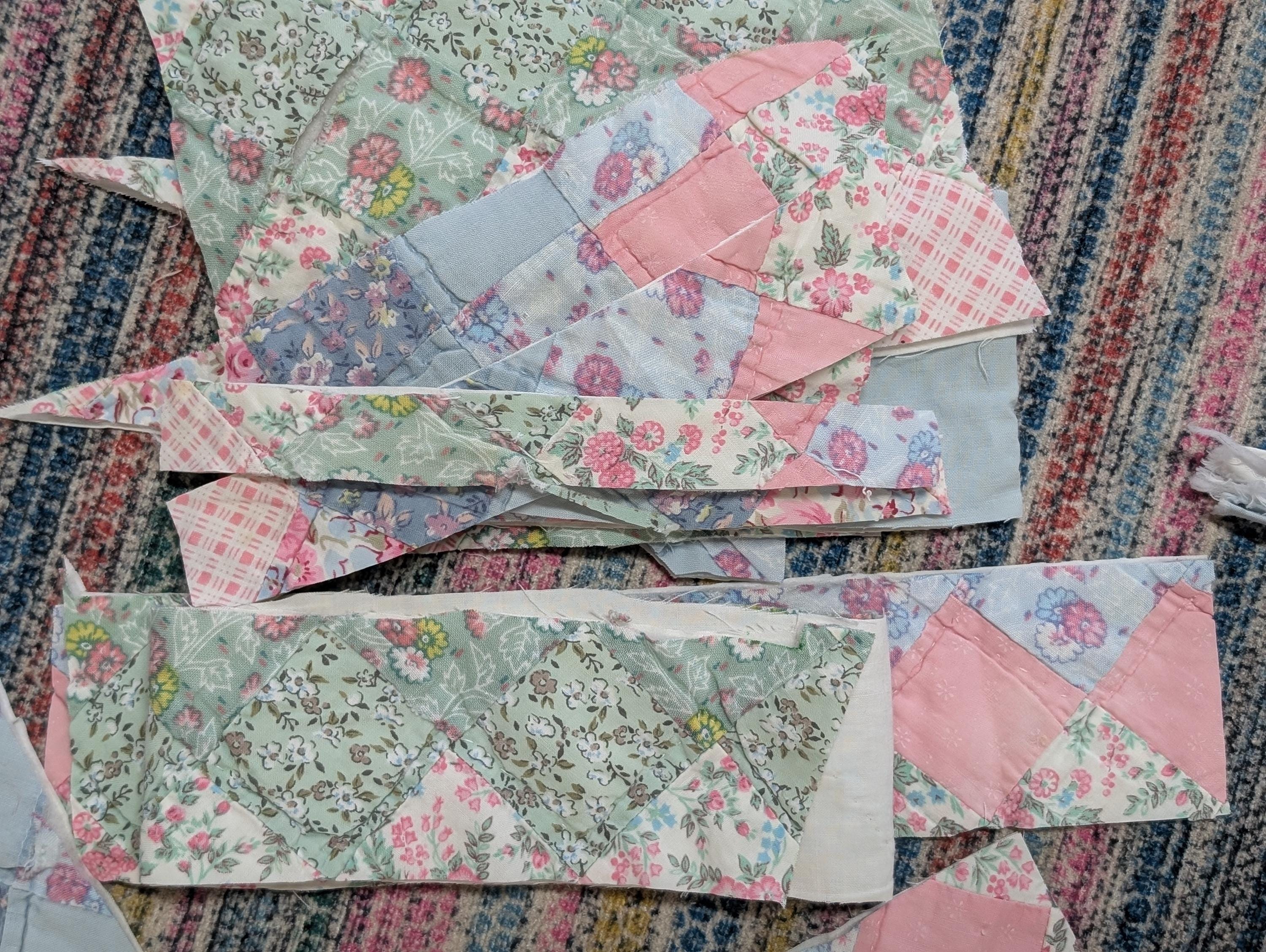 Cutter Quilt Rework Upcycle DIY Scraps - Etsy