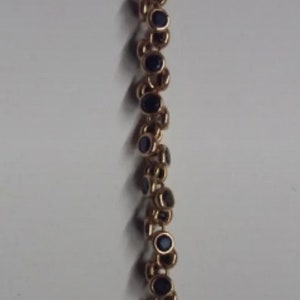 Bracelet for men, bracelet for women in silver and black zircons