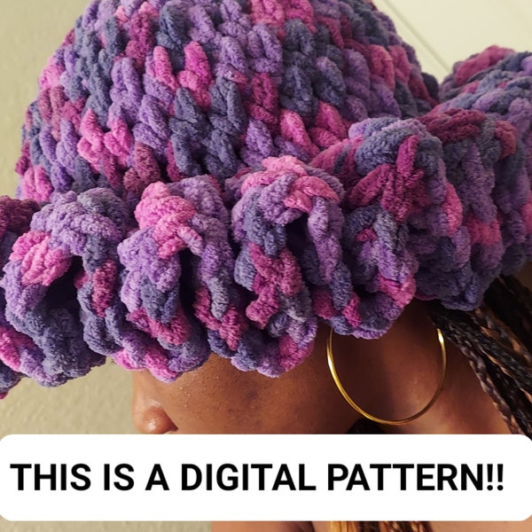 Ruffle bucket hat pattern