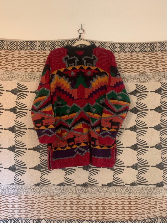 Funky Sweater, Size Medium, Pullover knit sweater