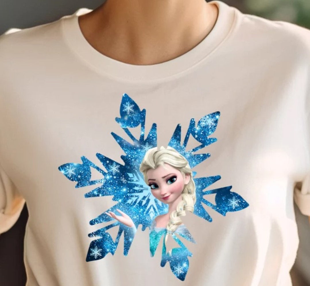 Frozen Elsa T-shirt Princess Elsa Frozen T-shirt Disneyland - Etsy