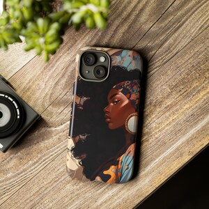 Exquisite Woman of Color iPhone Case - Celebrate Beauty and Diversity
