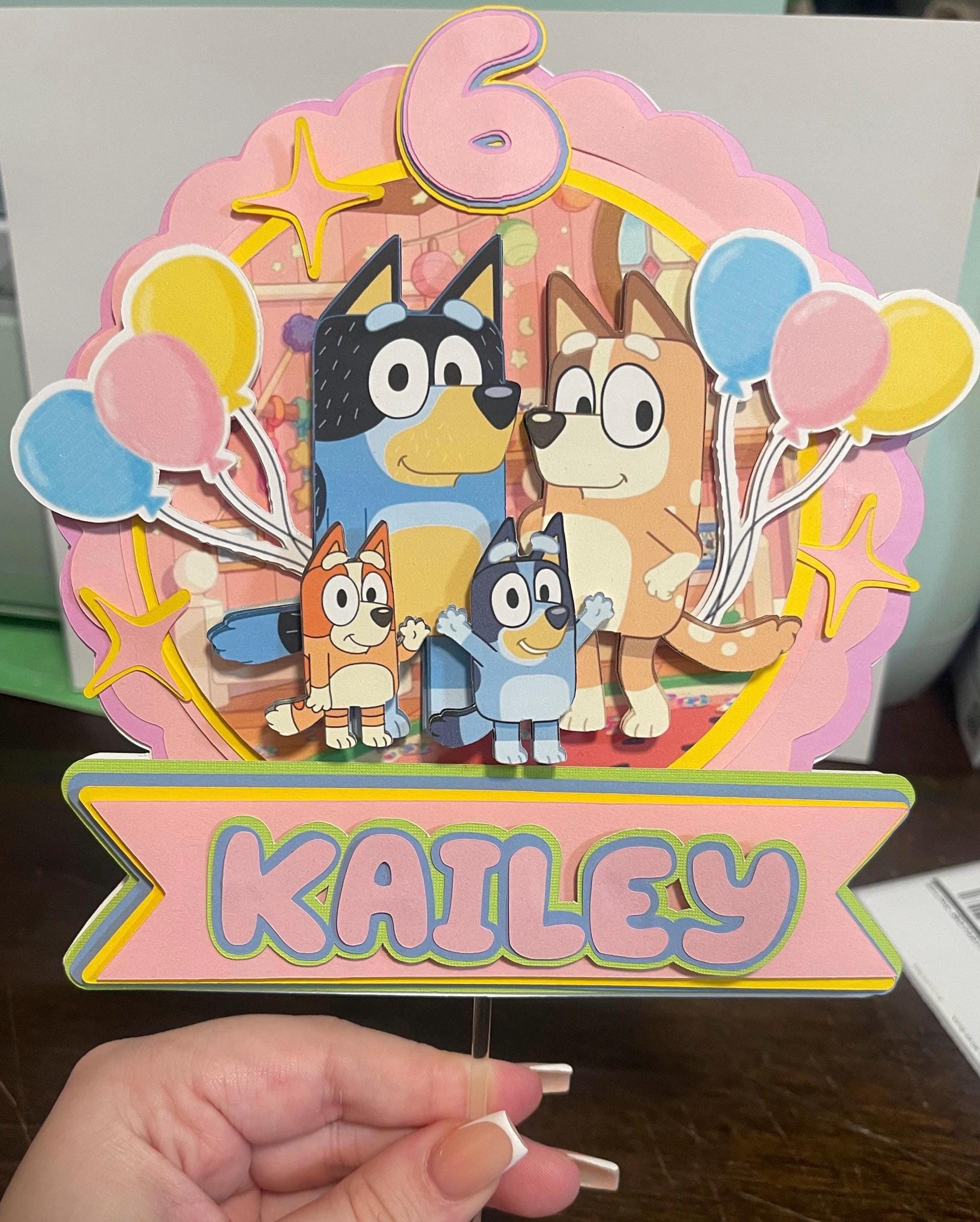 Bluey Cake Topper