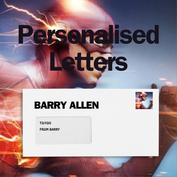 Barry Allen Personalised letter | Step into the Magical Universe | Trending | Birthday gift | Personal Gift | Physical/Digital Available