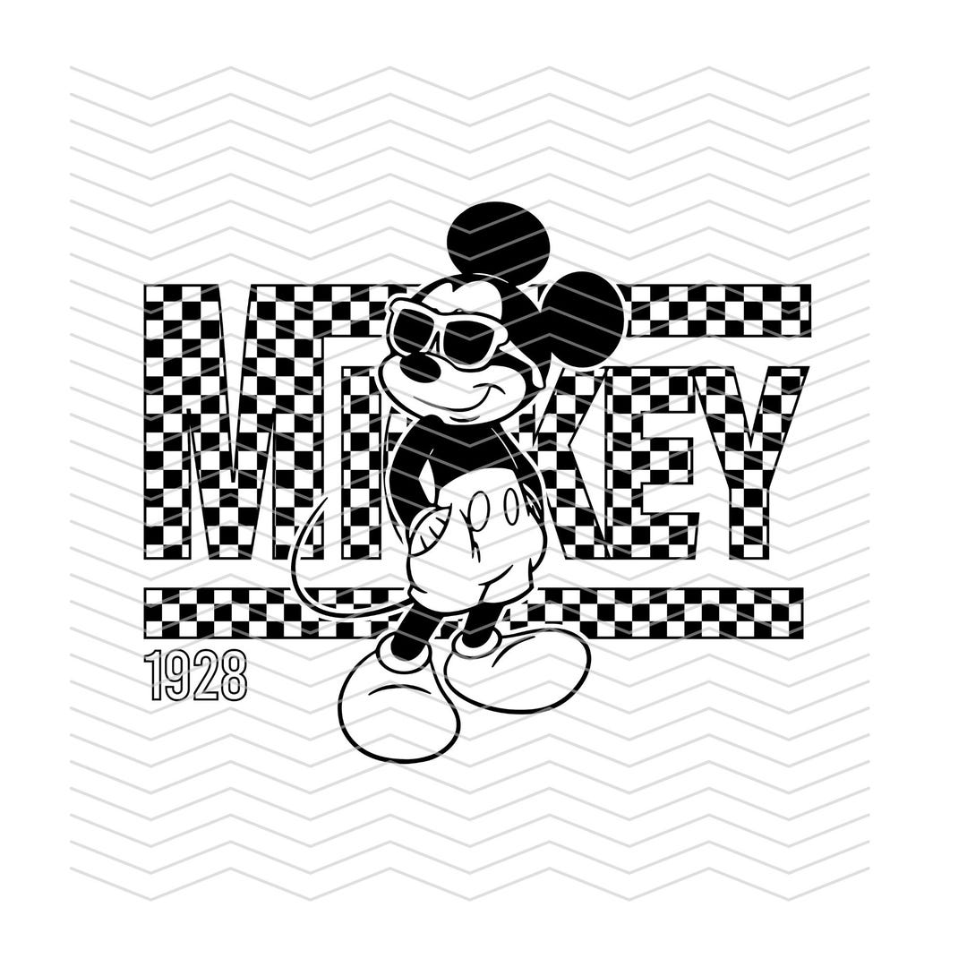 Retro Mouse Checker Print Ready to Press Direct to Film DTF Transfer - Etsy