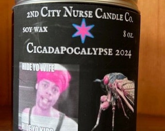 Real Chicago and Real Nurse themed hand poured soy candles- Not PC or nice.  100% real life, made with pride on the South Side