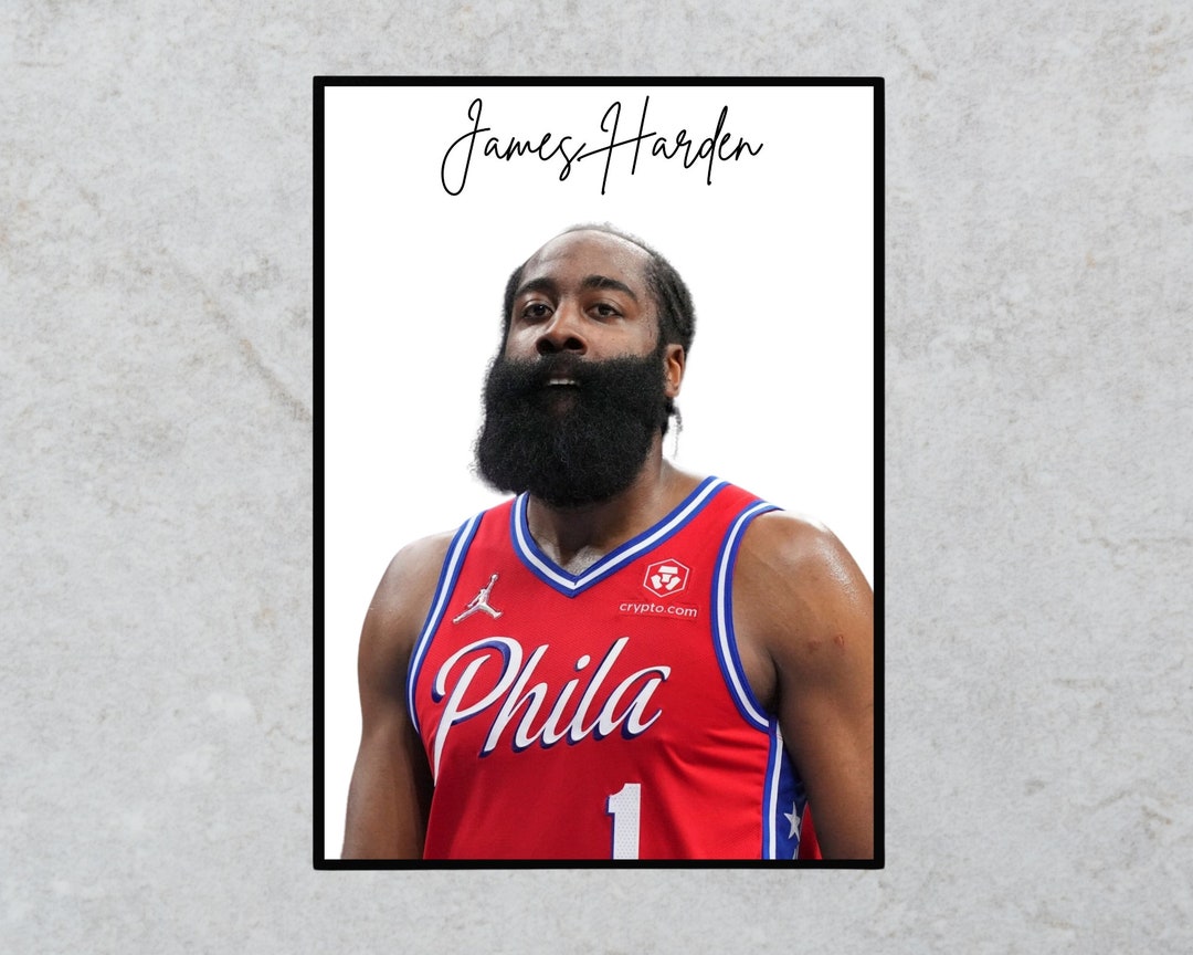 James Harden Philadelphia 76ers USA Basketball NBA Print - Etsy