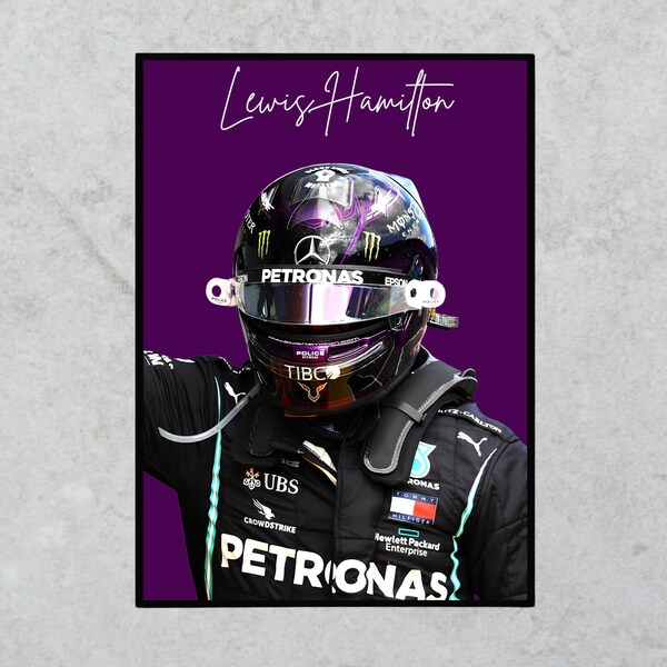 Lewis Hamilton - Etsy