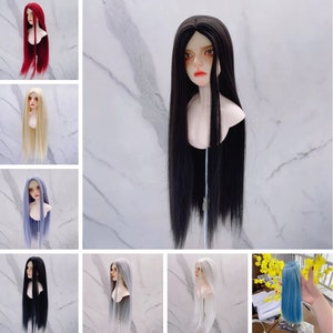 Lurrose 6pcs Doll Wig Doll Hair for Crafts Straight Wigs Americn Girl Dolls  Girls Toys Straight Human Hair Wigs Barberries Doll Hairpiece Do It