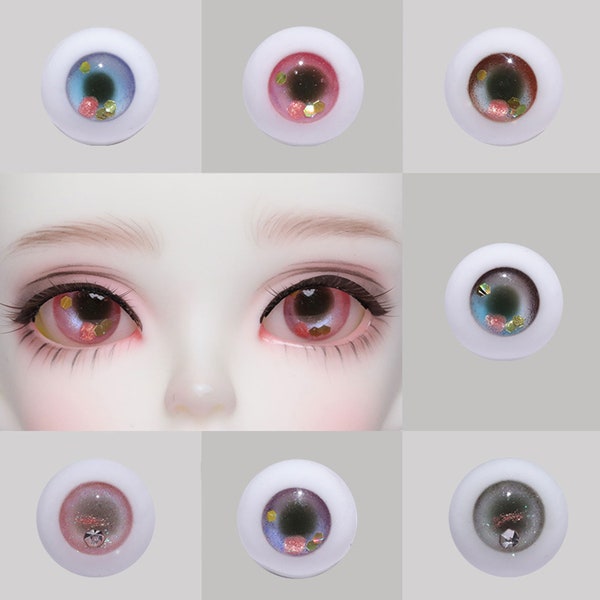 BJD Handmade Resin Eyes, BJD Doll Eyes, Multi-Size Doll Eyes, Realisic Resin Eyes, Many Colors For Choice, Doll Eyes Small Normal Iris