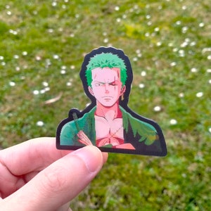 Piratenjäger 3D Anime Sticker | Laptop, Telefon, Journal, Tagebuch, Sammelalbum, Planer, Notizbuch, Skateboard, dekorative Aufkleber