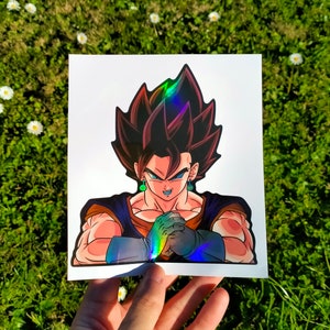 Battle Ready Holographic Decal Anime Sticker |Laptop, Car, Journal, Diary, Scrapbook, Planner, Notebook, Skateboard, Decorative Sticker