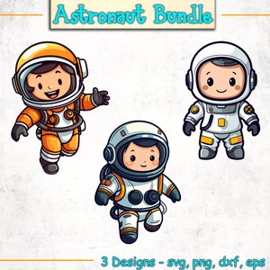 Astronaut Svg, Astrounaut Png, Astrounaut Clipart, Svg Files for Cricut, Birthday Astronaut Png, Space Png, Cute Space Astronaut